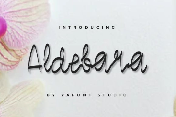 Aldebara Typeface for Editorial Design
