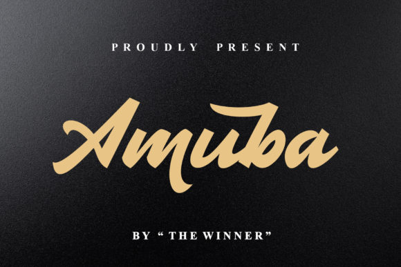Amuba Font Review: Bold Script for Branding