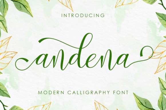 Andena Font: Timeless Script for Crafters