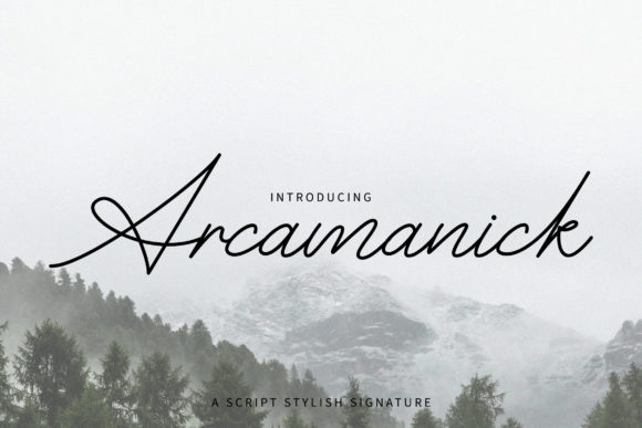 Arcamanick Font for Modern Campaign Design