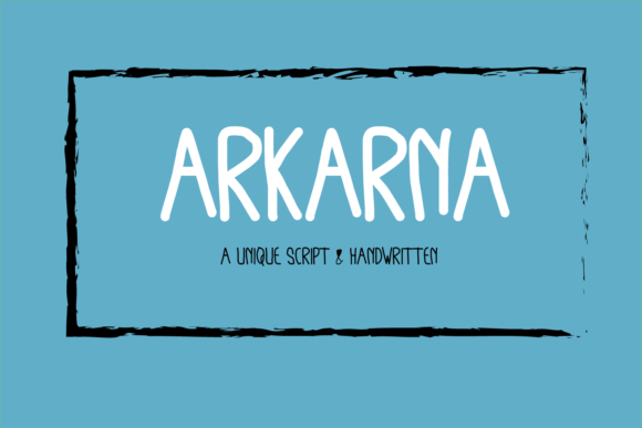 Arkarna Font: A Playful Typeface for Creative Brands