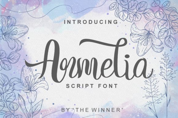 Armelia: An Elegant Script Handwritten Font for Editorial Design