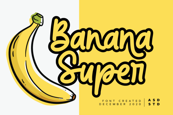 Banana Super: A Friendly Script Font for Editorial Design