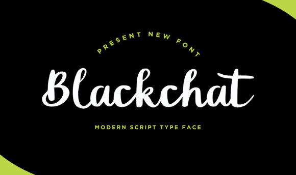 Blackchat: The Handwritten Font for Bold Marketing