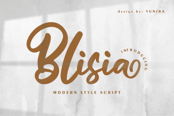 Blisia: The Bold Handwritten Font for Small Business Branding