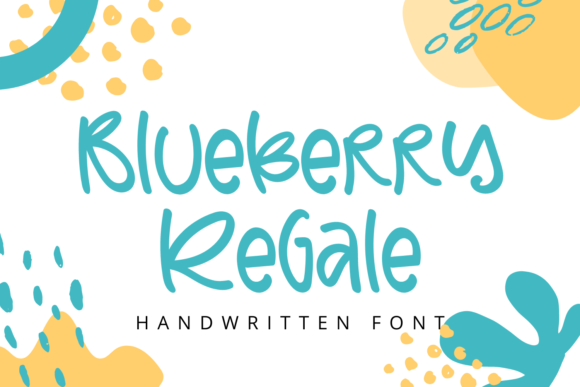 Blueberry Regale Font for Handmade Brands