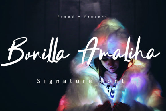 Bonilla Amaliha: A Sweet Signature Typeface