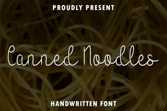 Canned Noodles Font for Modern Web Design