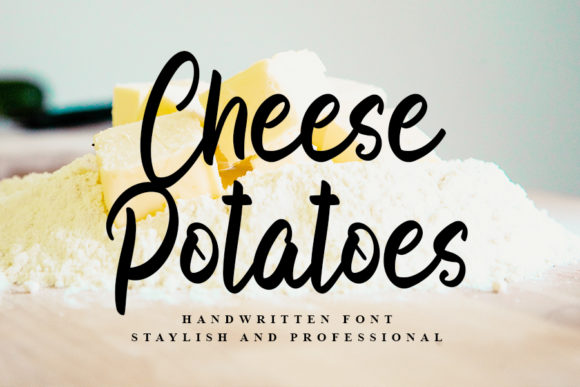 Cheese Potatoes: A Friendly Handwritten Typeface
