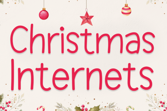 Christmas Internets Font for Modern Web Design