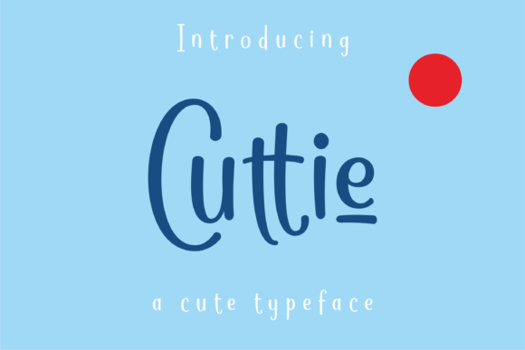 Cuttie: A Sweet Handwritten Font for Small Brands