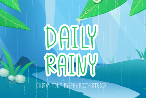 Daily Rainy Font for Modern Branding