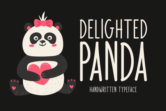 Delighted Panda: A Sweet Handwritten Typeface for Branding