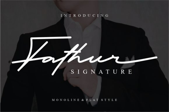 Fathur: The Modern Script Font for Digital Brands