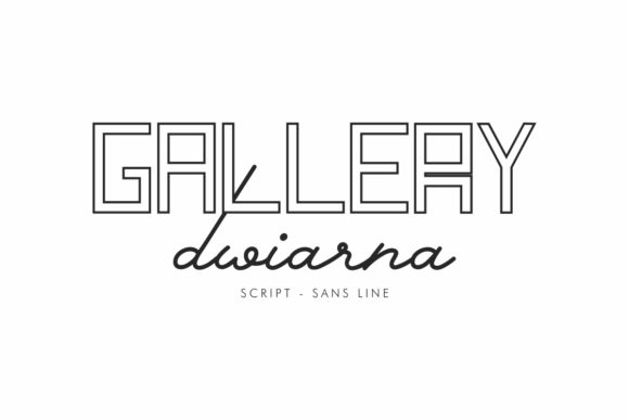Gallery Dwiarna Typeface for Digital Branding