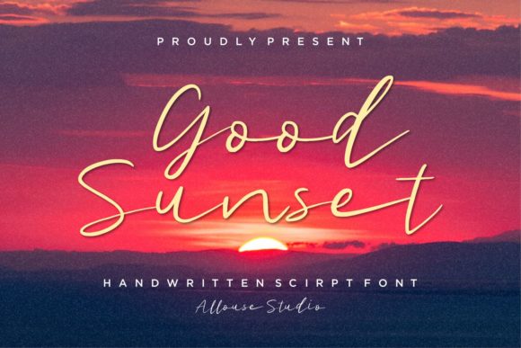Good Sunset Font: Elegant Script for Designers