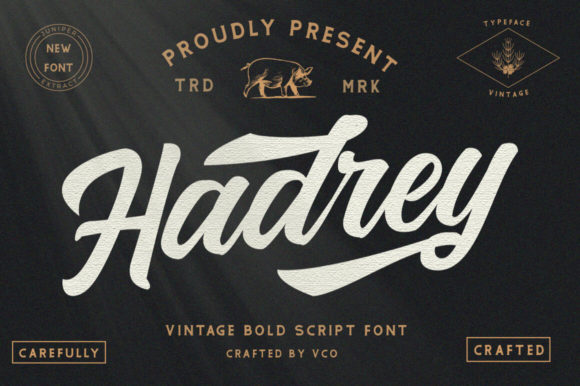 Hadrey: The Vintage Handwritten Font for Marketers