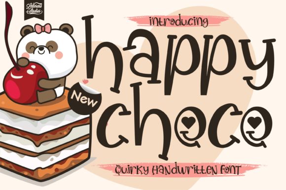 Happy Choco Font for Playful Editorial Design