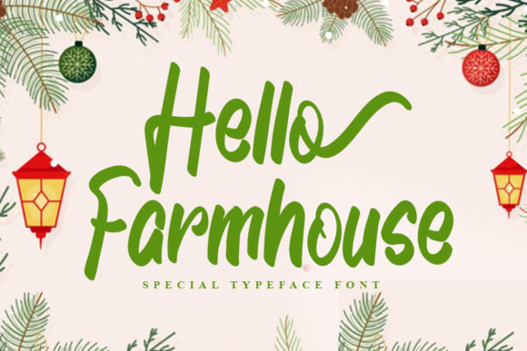 Hello Farmhouse: A Handwritten Font for Makers