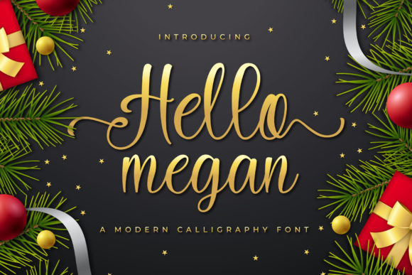 Hello Megan Font for Handmade Brands