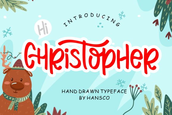 Hi Christopher: A Joyful Script Handwritten Font for Editorial Design