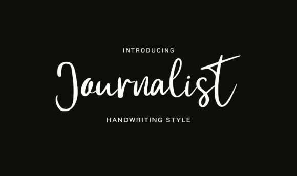 Journalist Font: A Handwritten Script for Modern Design