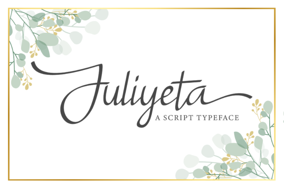 Juliyeta: A Delicate Script Font for Modern Branding