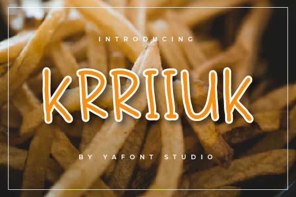 Krriiukk: A Playful Handwritten Font for Editorial Design