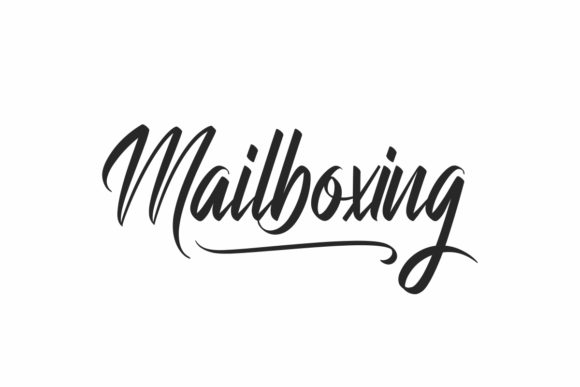 Mailboxing Font for Elegant Handmade Branding