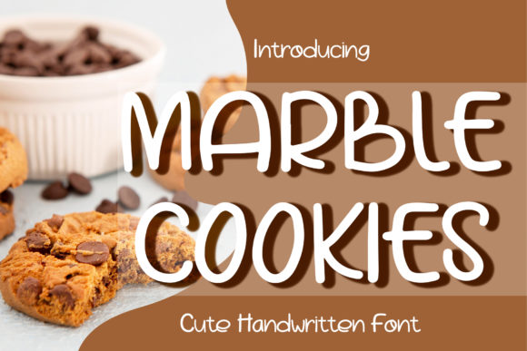 Marble Cookies: A Handwritten Typeface for Seasonal Branding