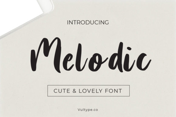 Melodic Font Review: Bold Script for Branding