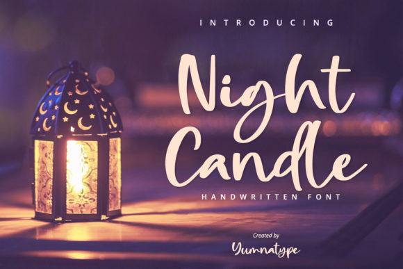 Night Candle Font for Scroll-Stopping Social Content