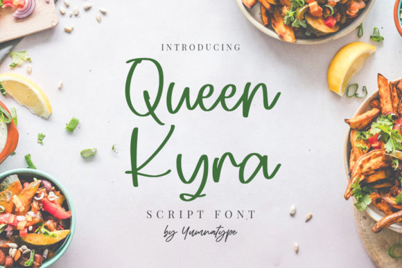 Queen Kyra: A Premium Script Handwritten Font for Marketers