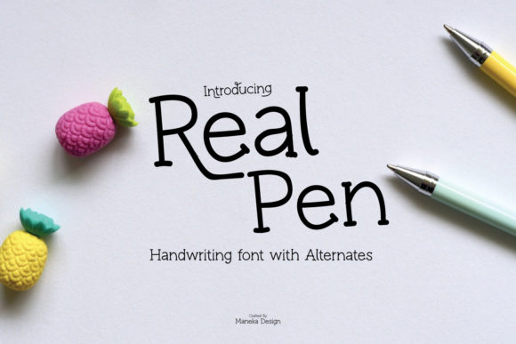 Real Pen: The Handwritten Font for Authentic Brands