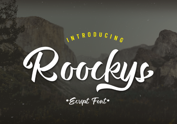 Roockys: A Bold Script Handwritten Font for Editorial Design