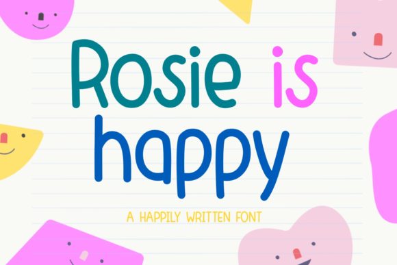 Rosie is Happy: A Versatile Handwritten Font for Branding