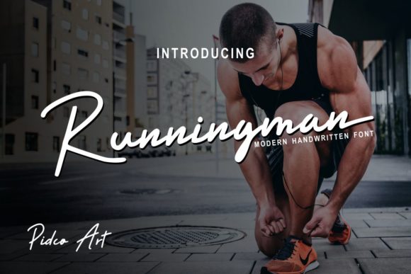 Runningman Font for Modern Web Design