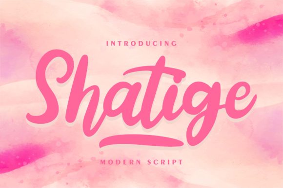 Shatige Font: Elevate Your Brand with Elegant Script