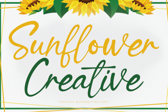 Sunflower Creative Font for Crafters