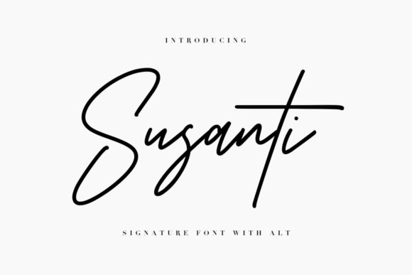 Susanti Font Review for Handmade Brands