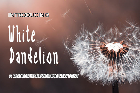 White Dandelion: A Casual Script Typeface for Modern Brands