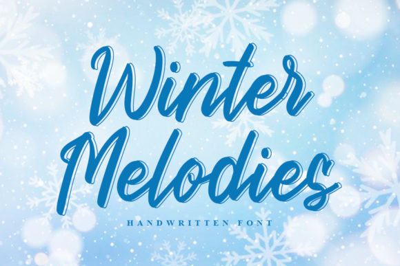 Winter Melodies Font for Scroll-Stopping Social Graphics