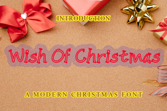 Wish of Christmas Font for Festive Web Design
